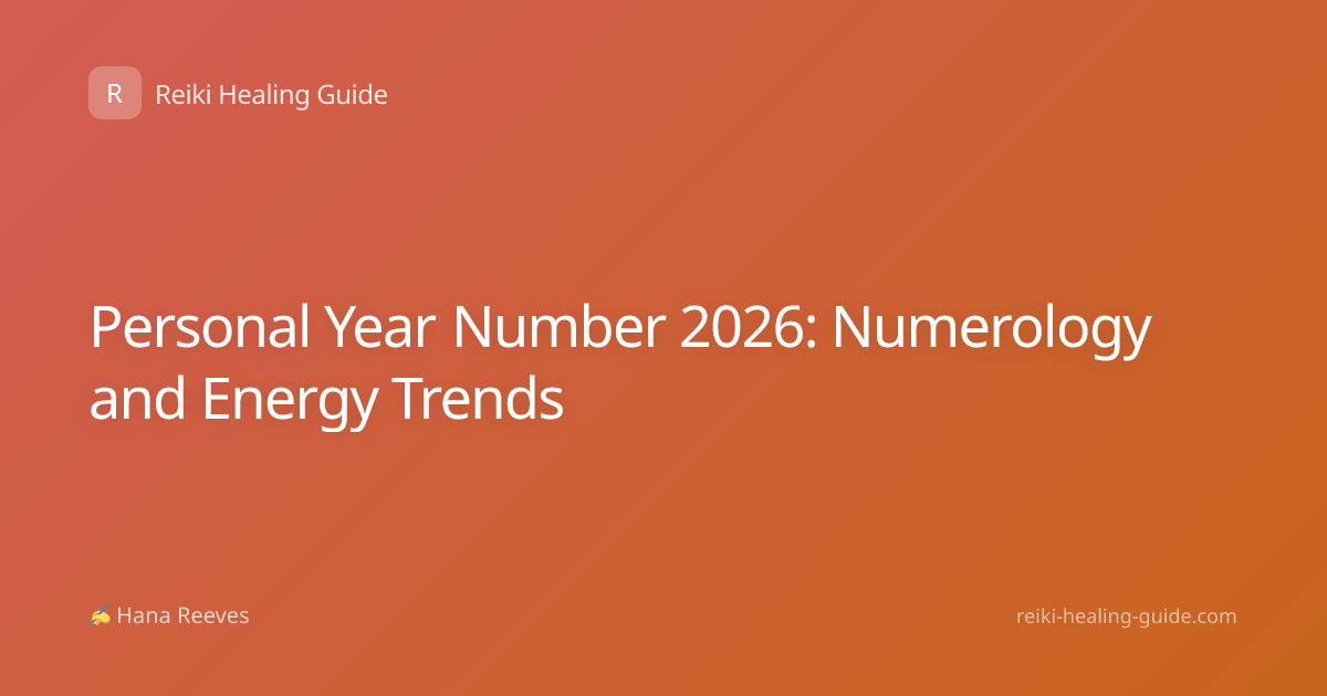Personal Year Number 2026: Numerology and Energy Trends