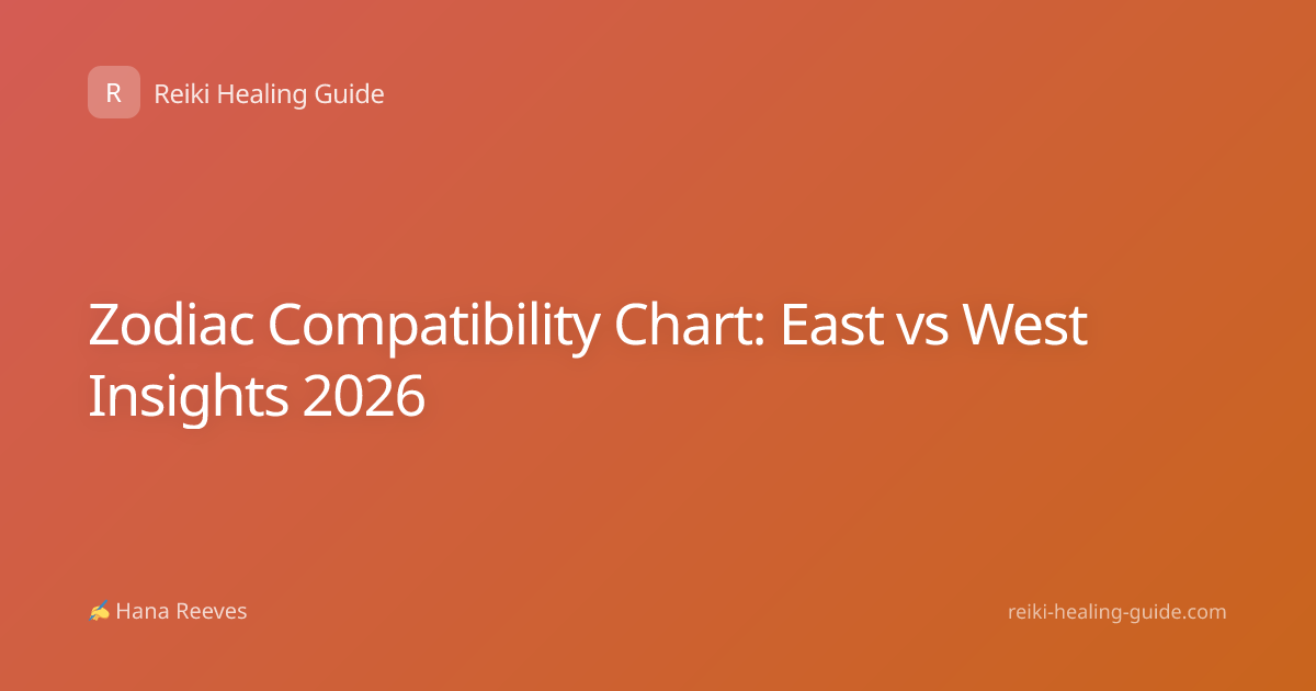 Zodiac Compatibility Chart: East vs West Insights 2026